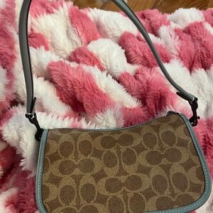 Coach swinger 20 teal bag